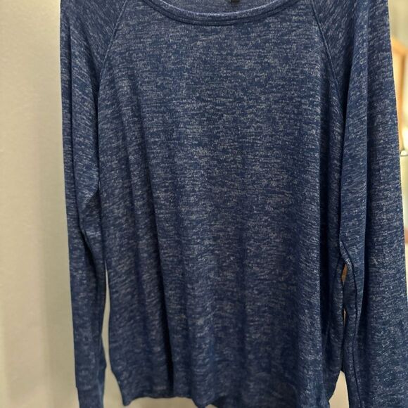 Buffalo By David Bitton CREW NECK LONG SLEEVES SWEATSHIRT Heathered Blue Size S - Picture 8 of 9